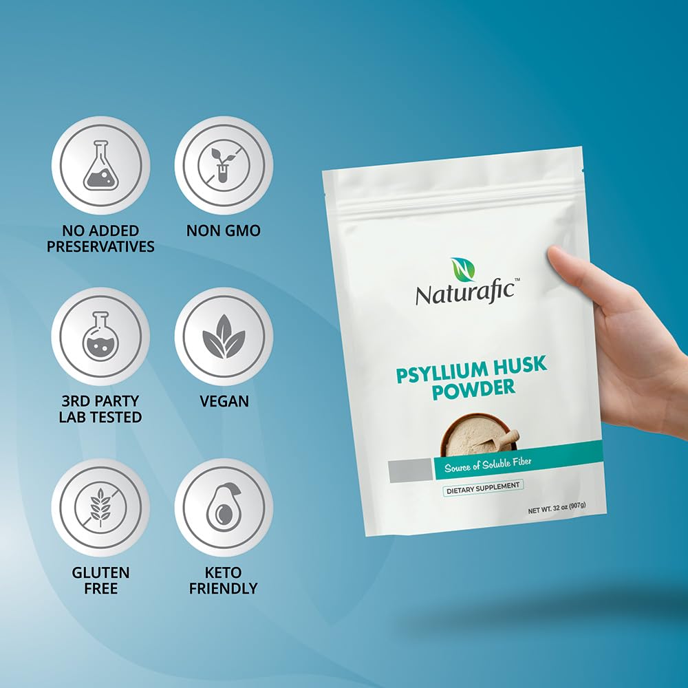 Unflavored Psyllium Husk Powder 32oz C324