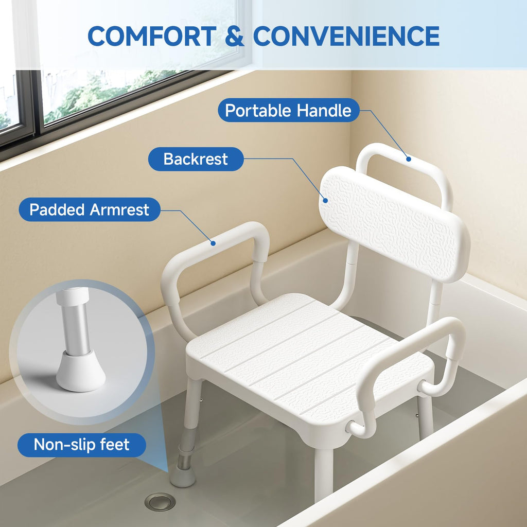 Shower Chair with Back & Arms Q950957