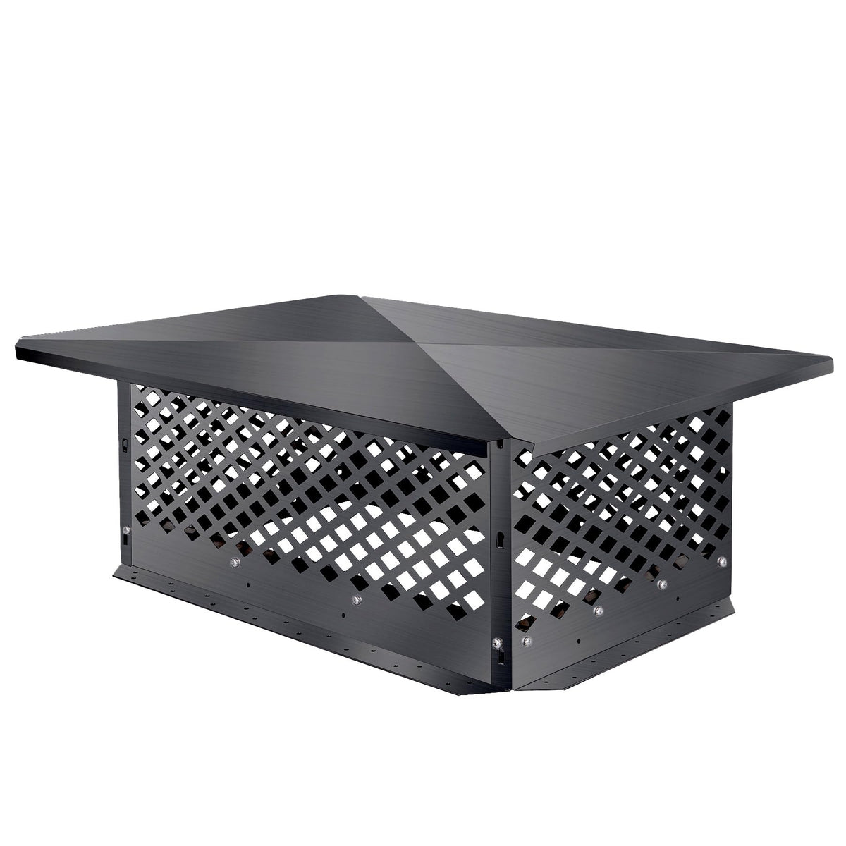 Black Alloy Steel Chimney Cap D476