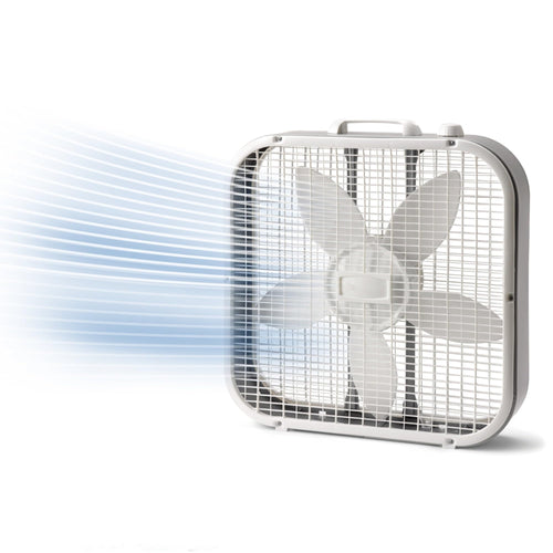 20" White Box Fan, 3 Speeds X159