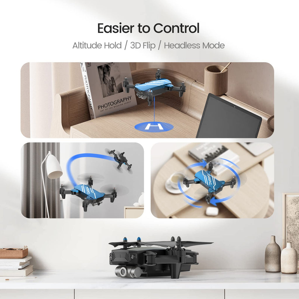 Mini Drone with 720P HD Camera Blue X5099