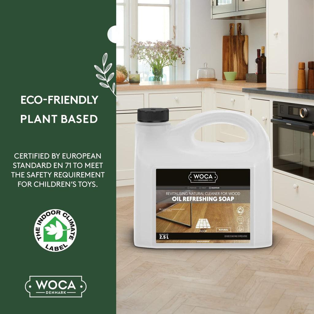 Natural 1L Plant-Based Oil Soap Wood Floor Cleaner N2394