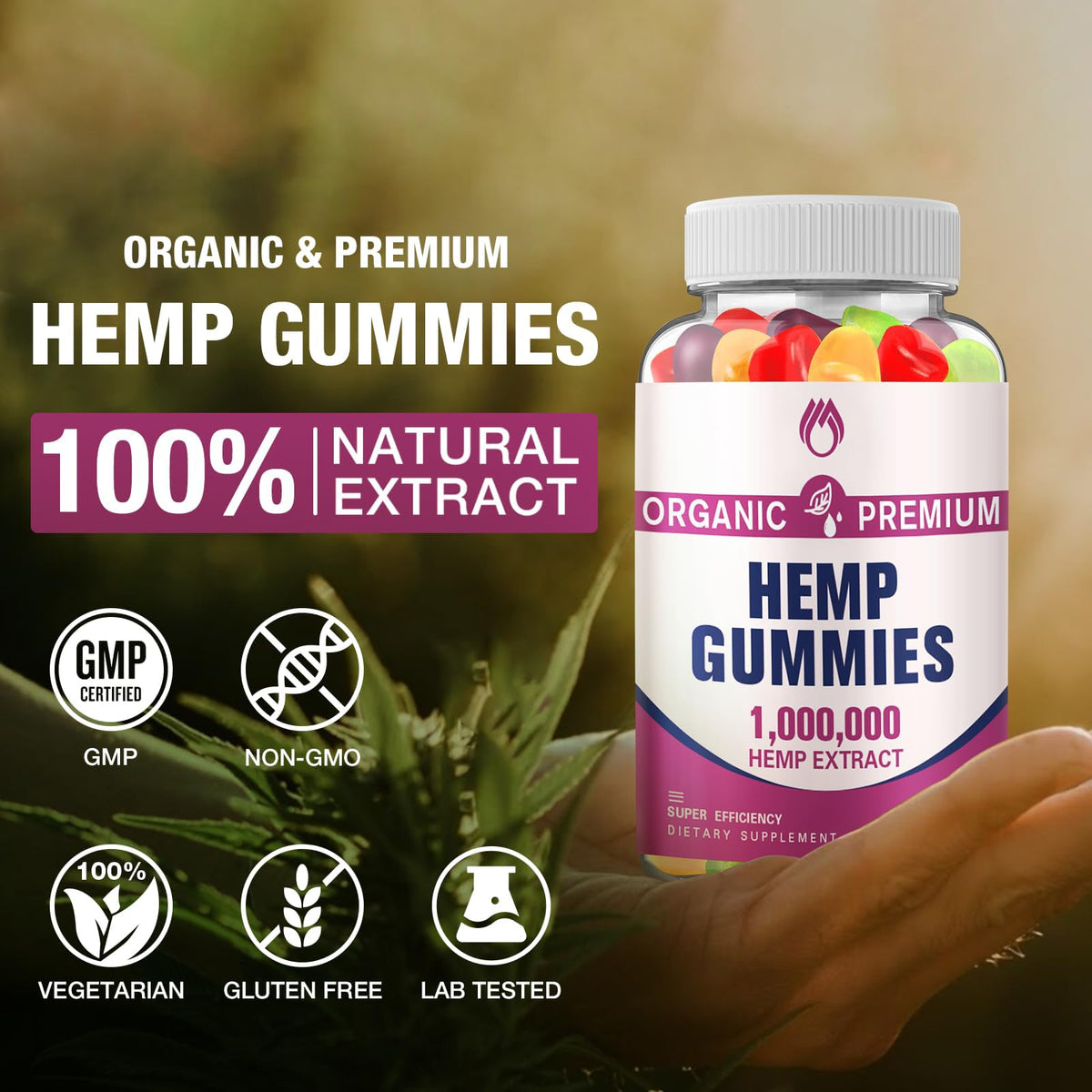 Hemp Gummies High Potency 2 Packs L923499