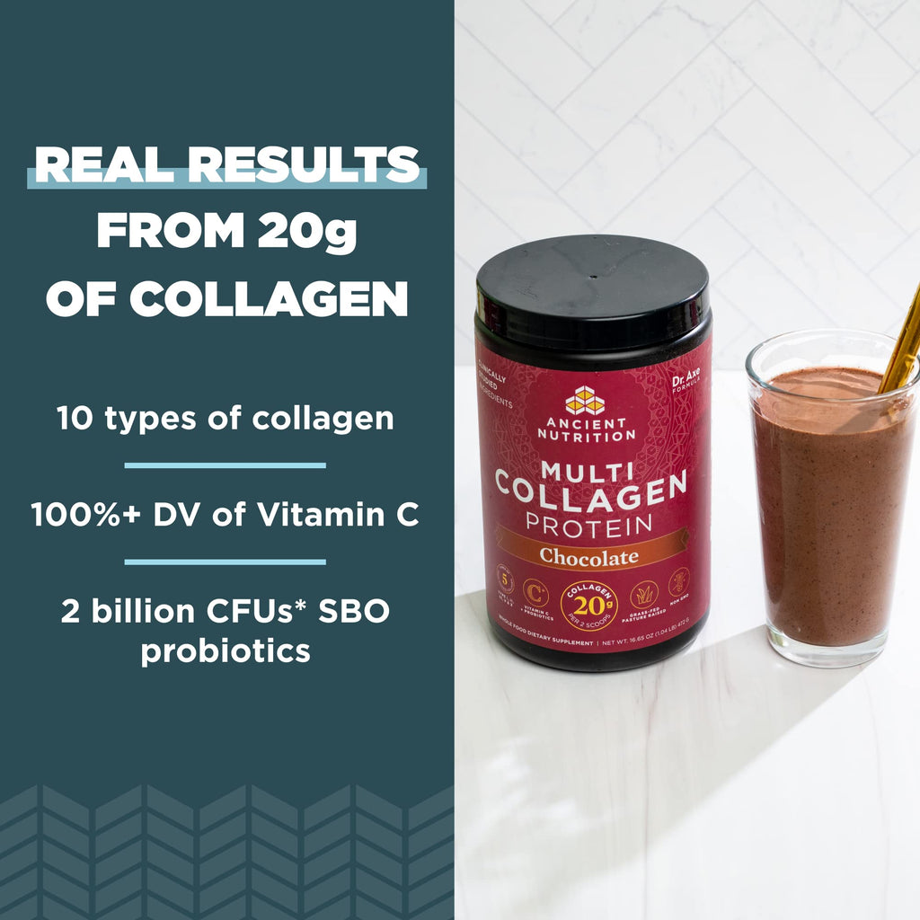 Multi Collagen Protein Hydrolyzed Peptides Chocolate S711