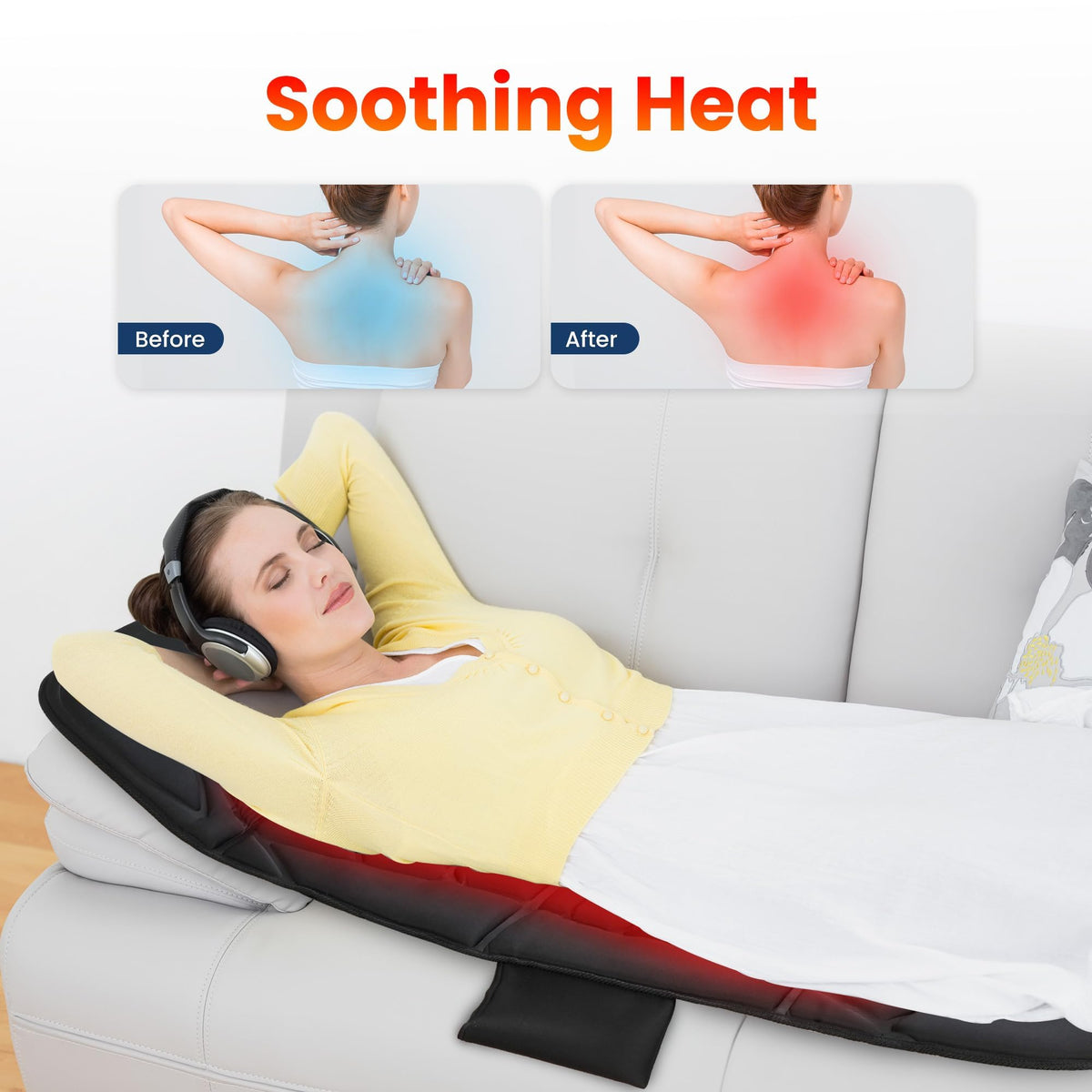 Full Body Massage Mat with Heat U590