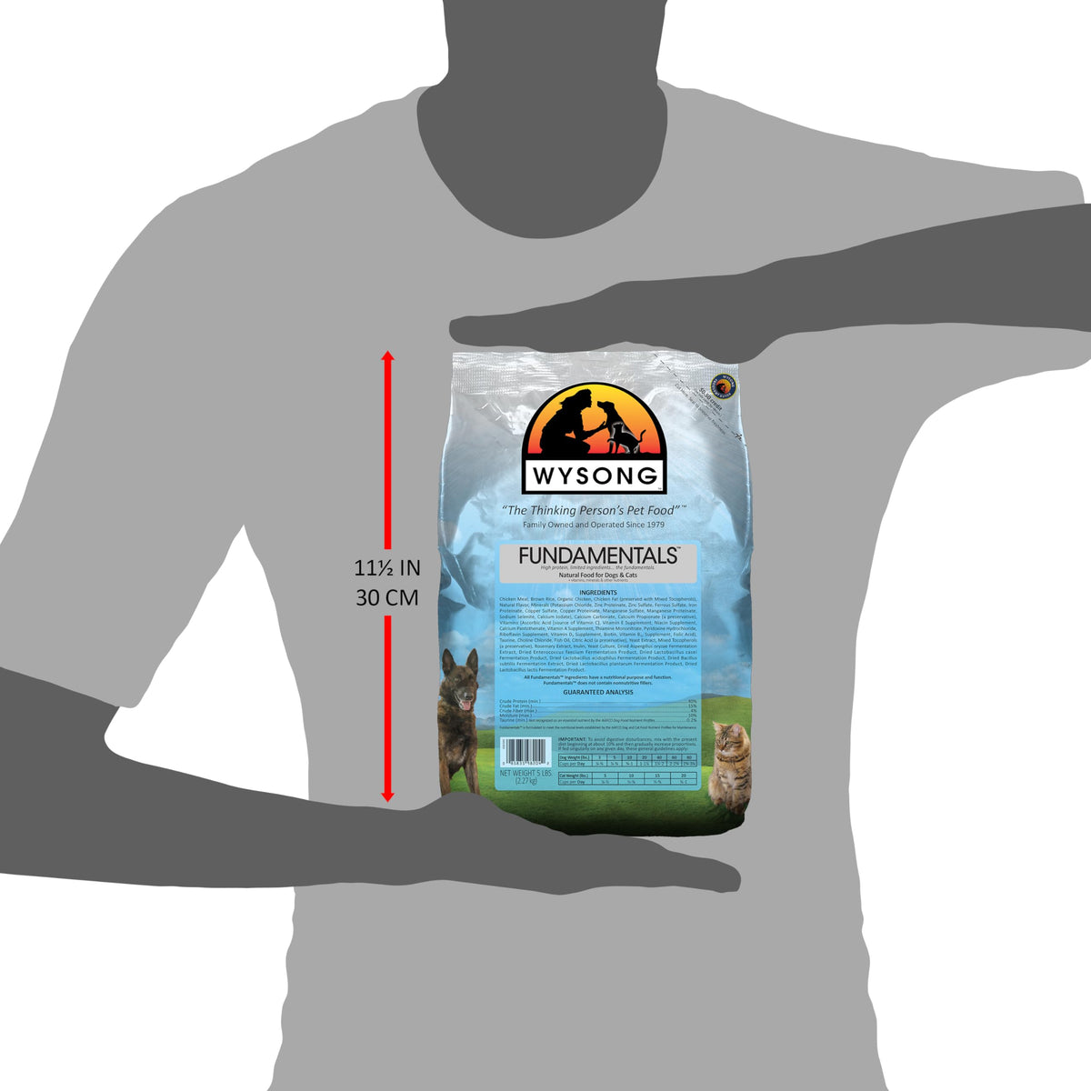 Dry Dog/Cat Food, 5 lb X434827