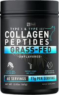 Hydrolyzed Collagen Peptides Powder, 10g Protein, Unflavored, 23.53 oz H274