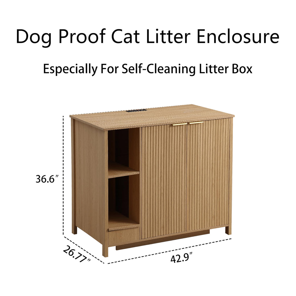 Extra Large Litter Box Cabinet J6445