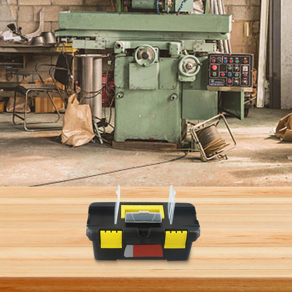 10-Inch Plastic Tool Box with Removable Tray D436