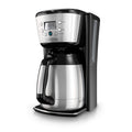 Black and Silver 12 Cup Programmable Thermal Coffee Maker Z897