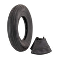 4.80/4.00-8" Ribbed Tread Pneumatic Tire and Inner Tube Set B924