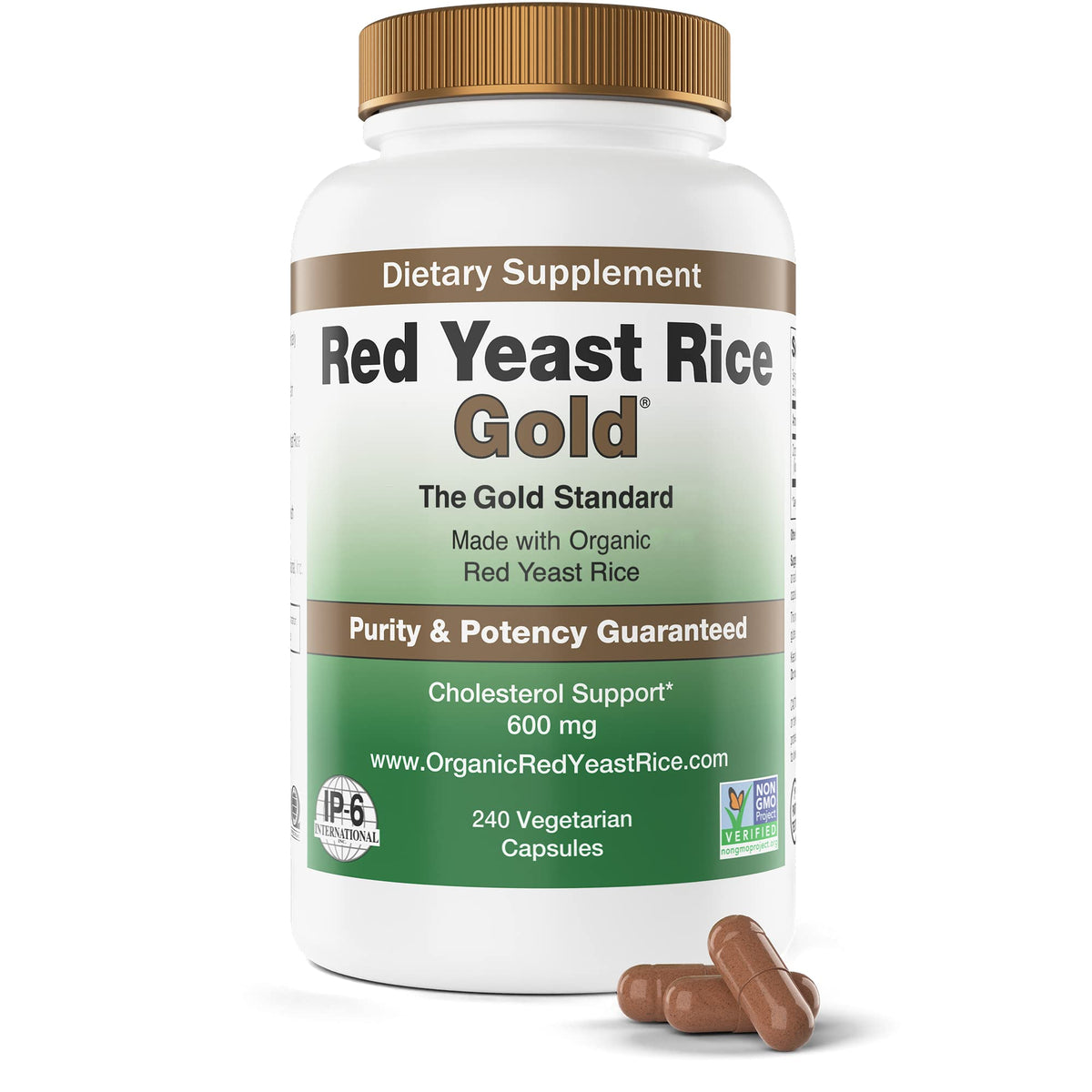Red Yeast Rice 1200 mg 240 Capsules Y8283