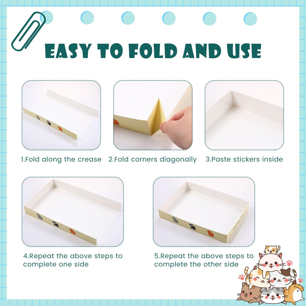 30 Pack Foldable Disposable Cat Litter Box C97774
