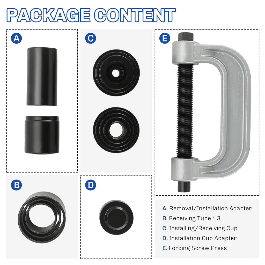 Ball Joint Press and U Joint Removal Tool Kit W8791