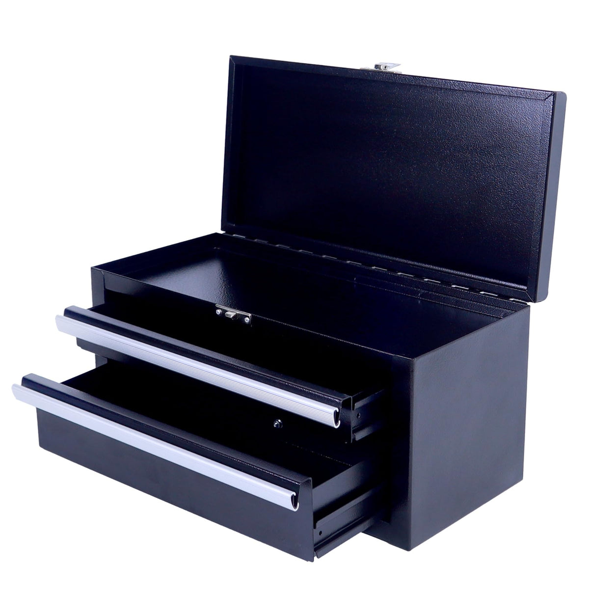 Black Mini Metal Tool Box with Drawers X16443