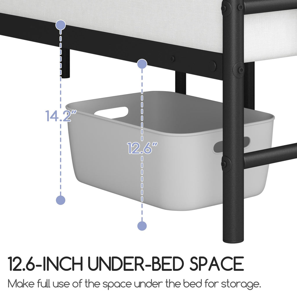 Queen Metal Platform Bed Frame A242345