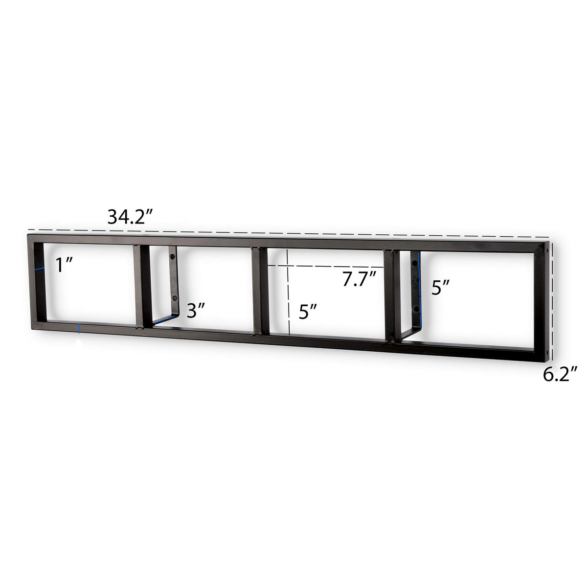 Black 34 Inch Floating Shelves Set of 3 I926