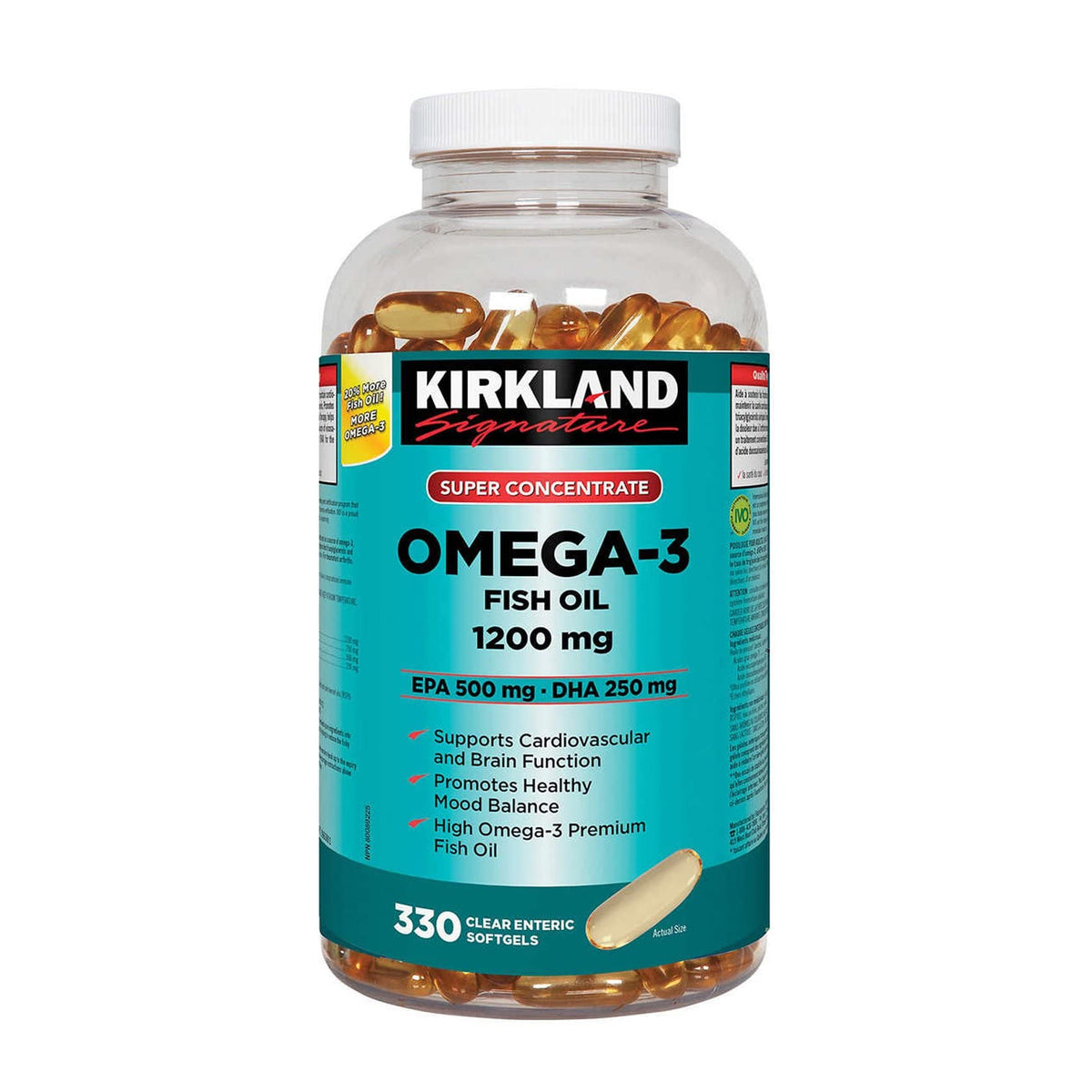 Omega-3 Fish Oil 1000mg 300 Softgels Y673