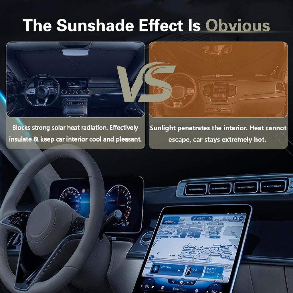 Front Window Sunshade Reflective Foldable T365