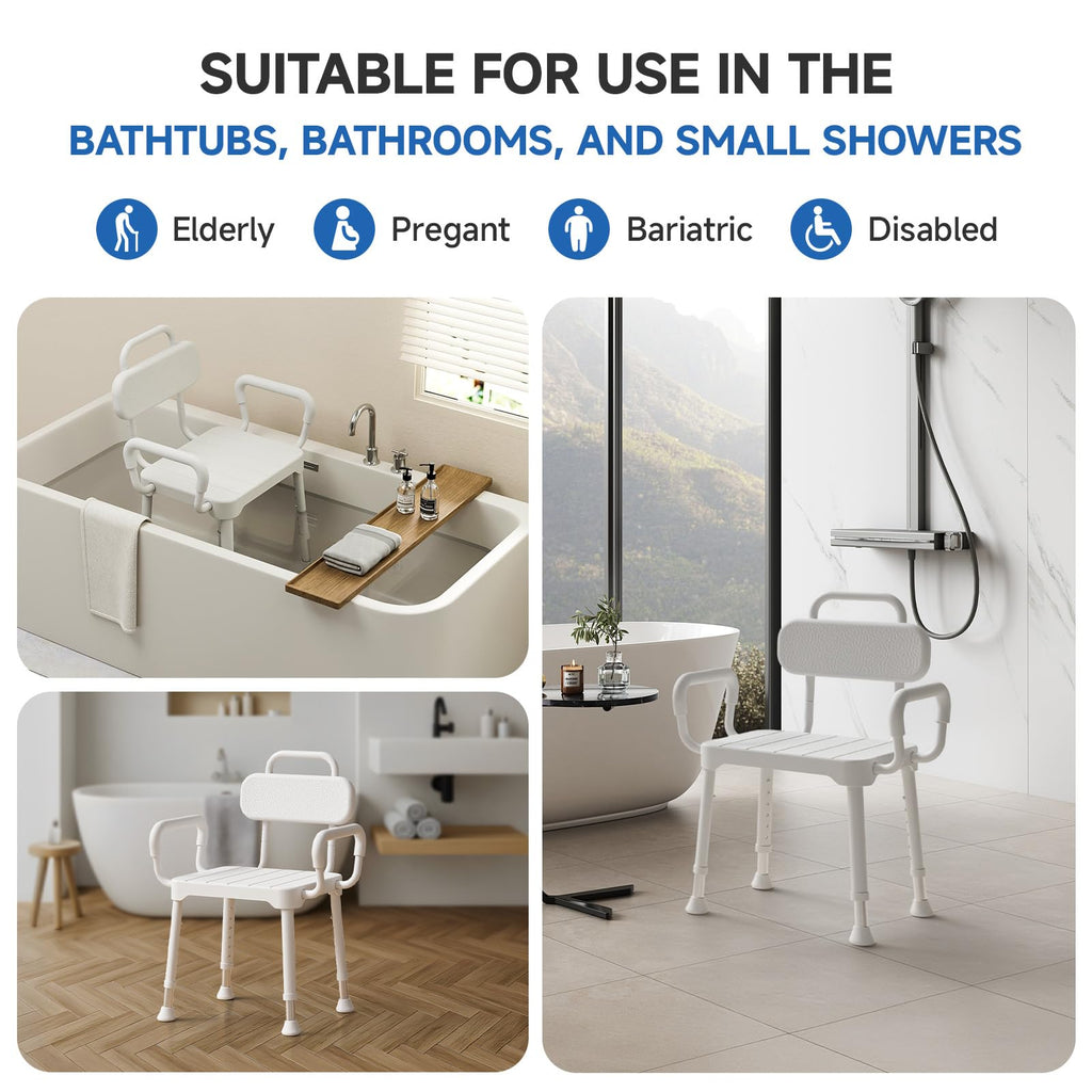 Shower Chair with Back & Arms Q950957