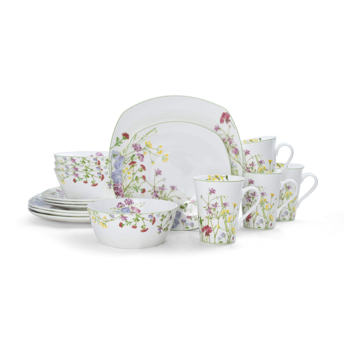 16-Piece Bone China Dinnerware Set Service for 4 O15648
