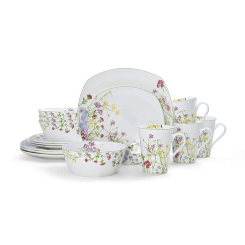 16-Piece Bone China Dinnerware Set Service for 4 O15648