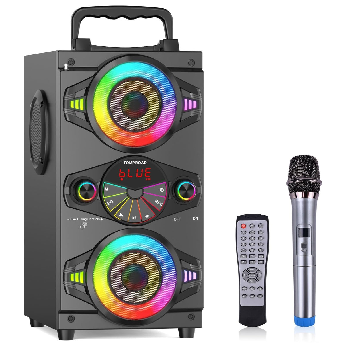 60W Portable Bluetooth Speaker with Subwoofer F595