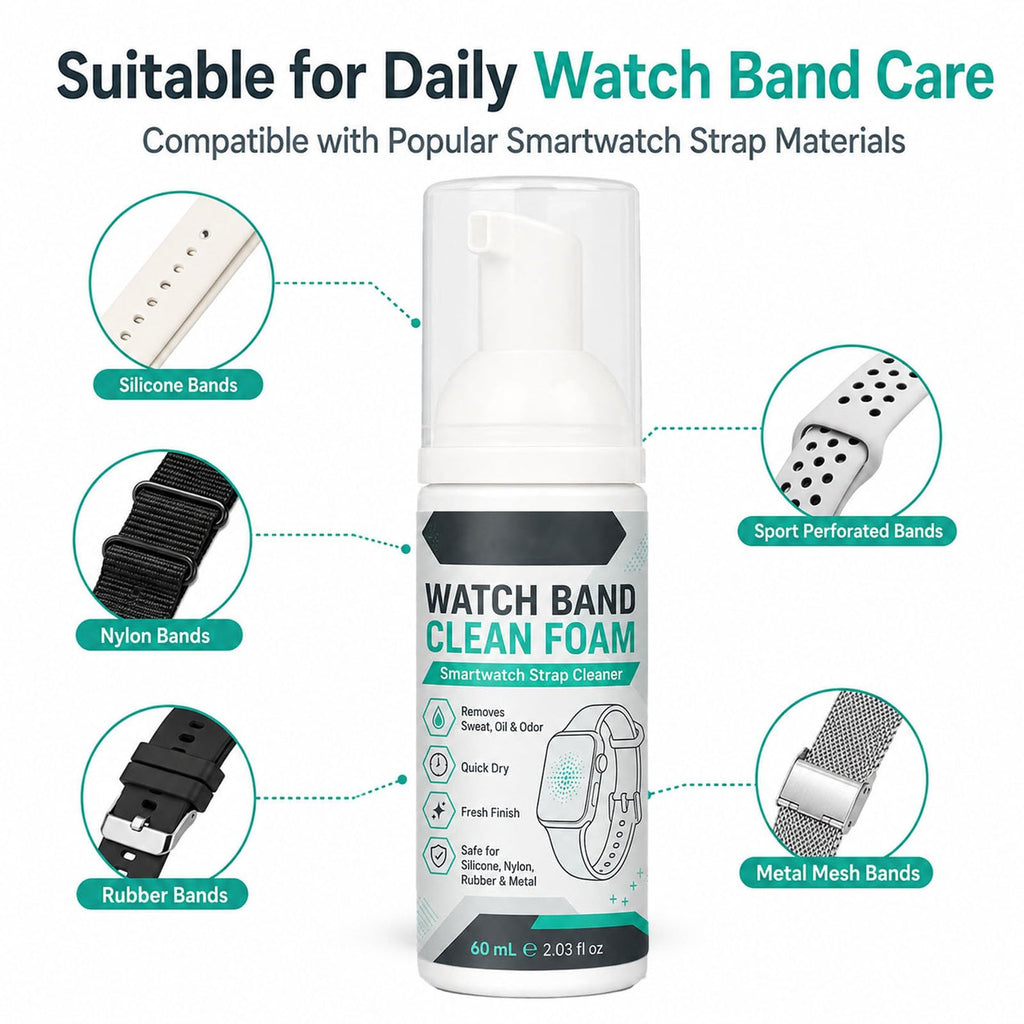 Foam Cleaner Spray for Watch Strap 60ml with Towel A625
