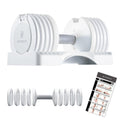 Adjustable Dumbbell 5-in-1 White X2941