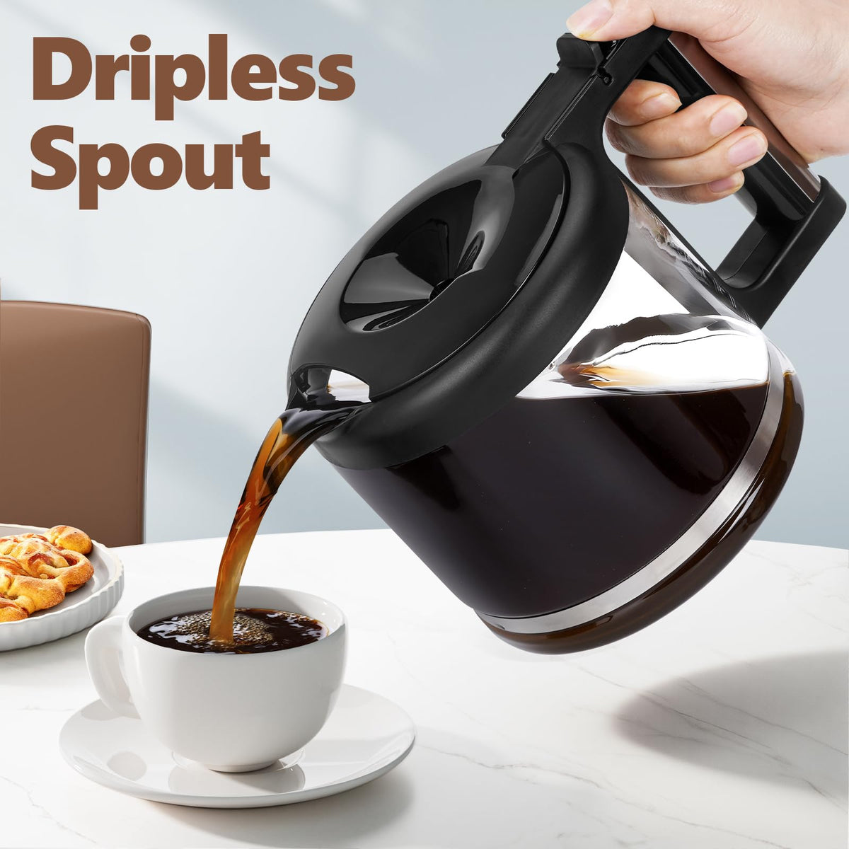 10-Cup Glass Coffee Pot Replacement T501
