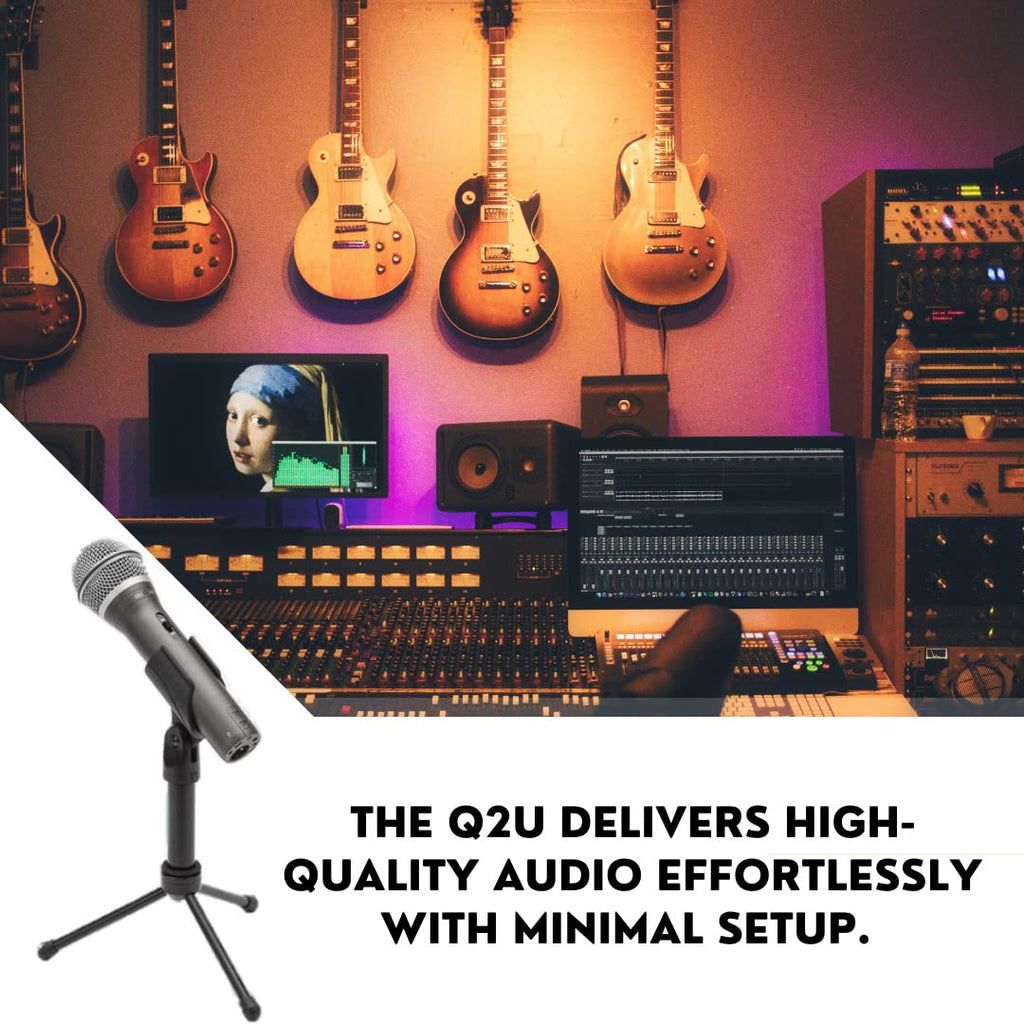 Black USB/XLR Dynamic Microphone Pack I809564