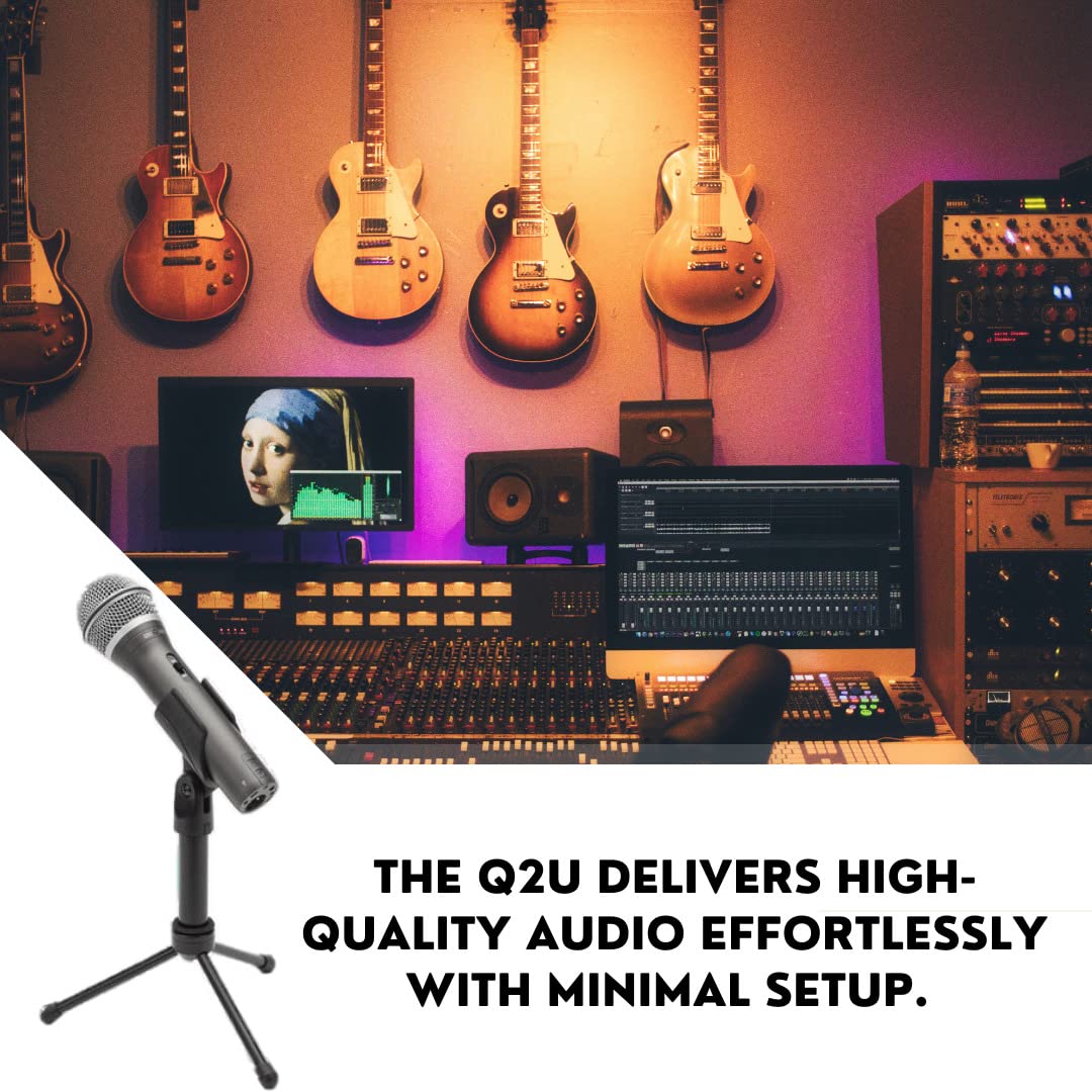 Black USB/XLR Dynamic Microphone Pack I809564