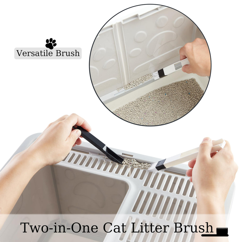 Covered Litter Box with Lid and Scooper X166481