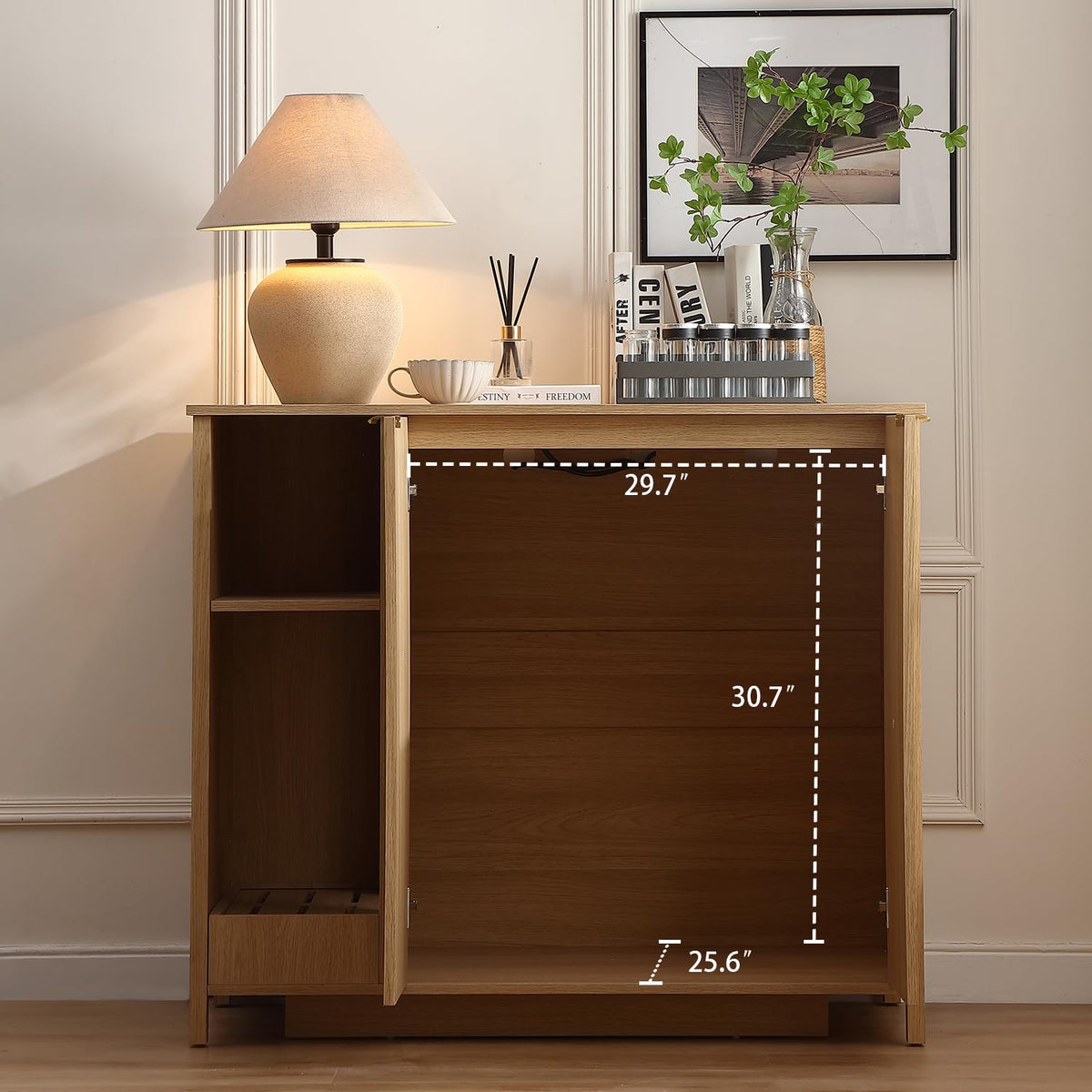 Extra Large Litter Box Cabinet J6445