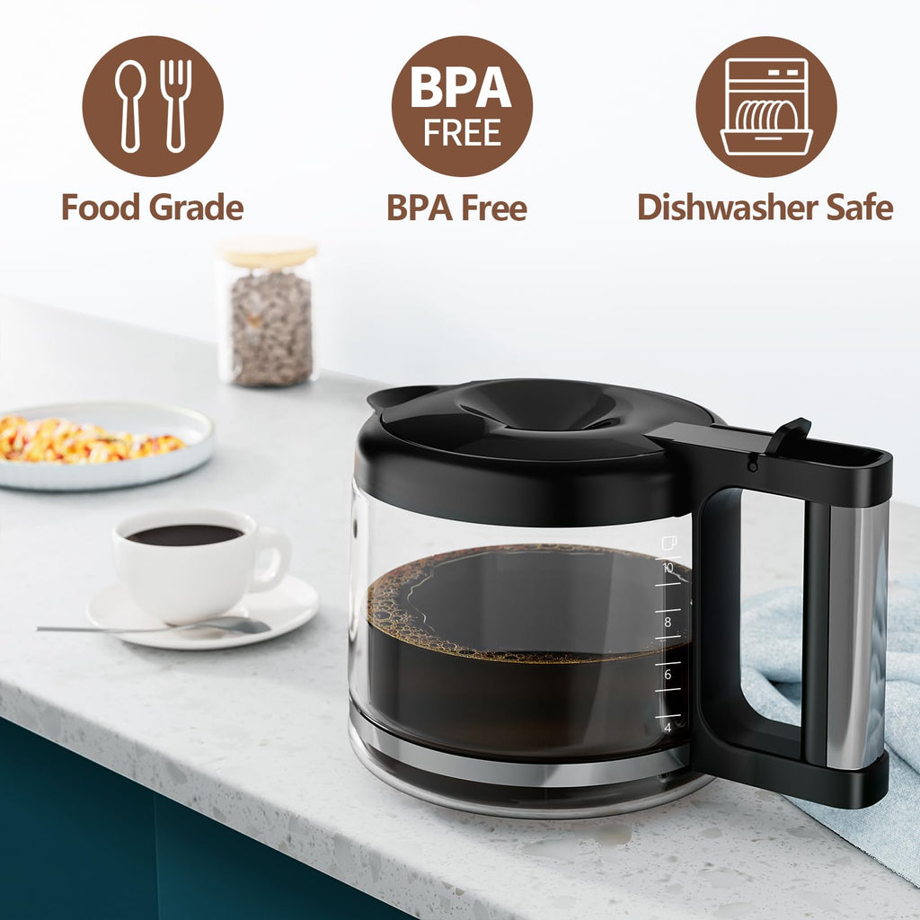 10-Cup Glass Coffee Pot Replacement T501