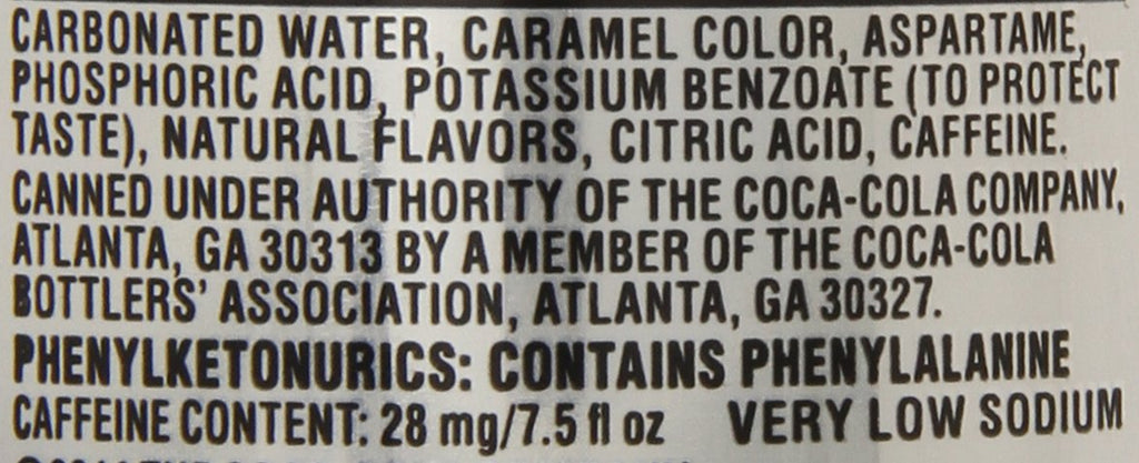 Diet Coke Mini-Cans, 7.5 fl oz (Pack of 24) B551285