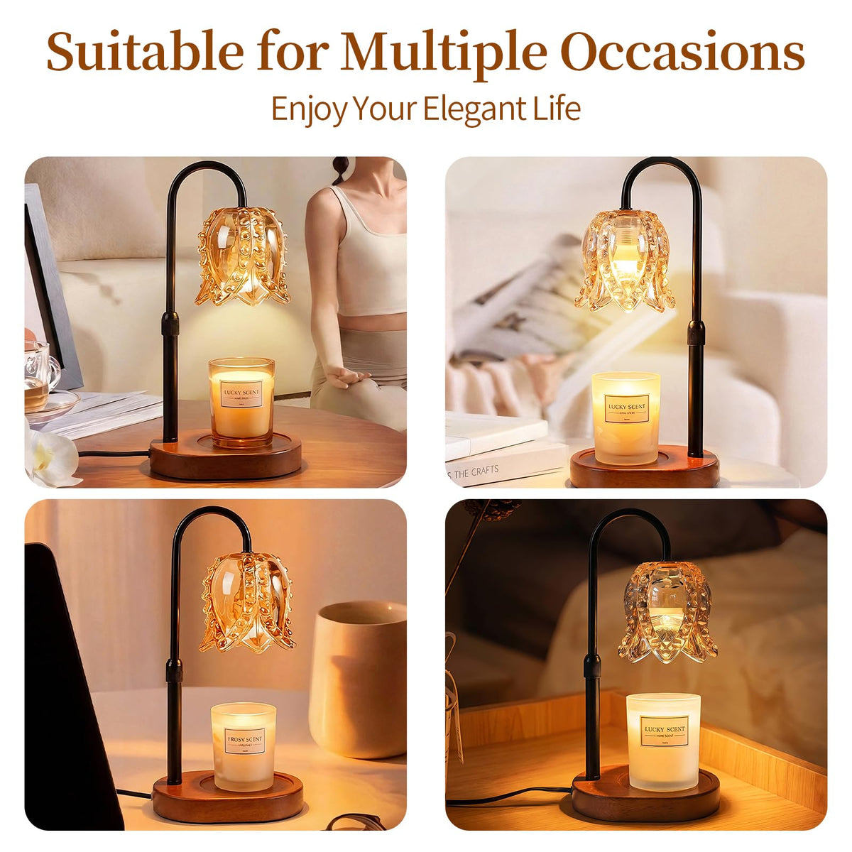 Candle Warmer Lamp with Timer T320212