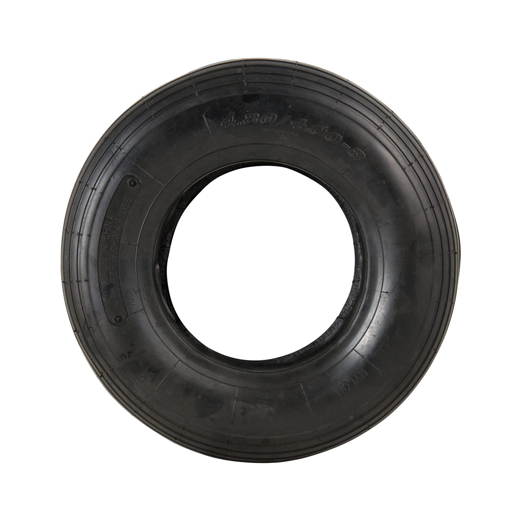4.80/4.00-8" Ribbed Tread Pneumatic Tire and Inner Tube Set B924