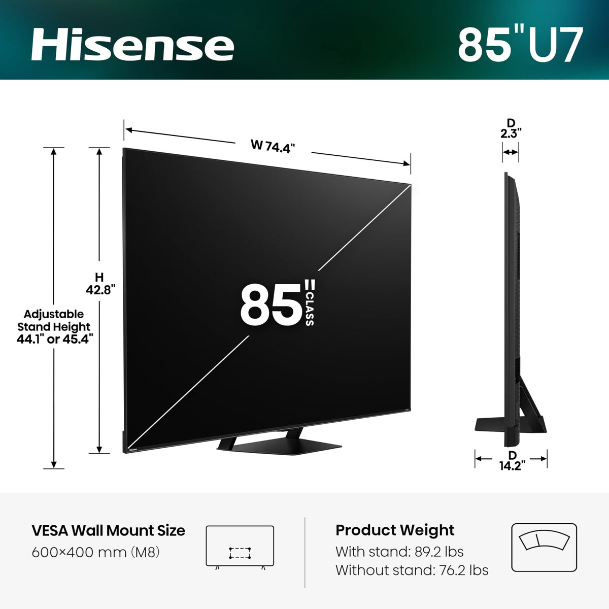 85" Mini-LED 4K UHD Smart Google TV K802997