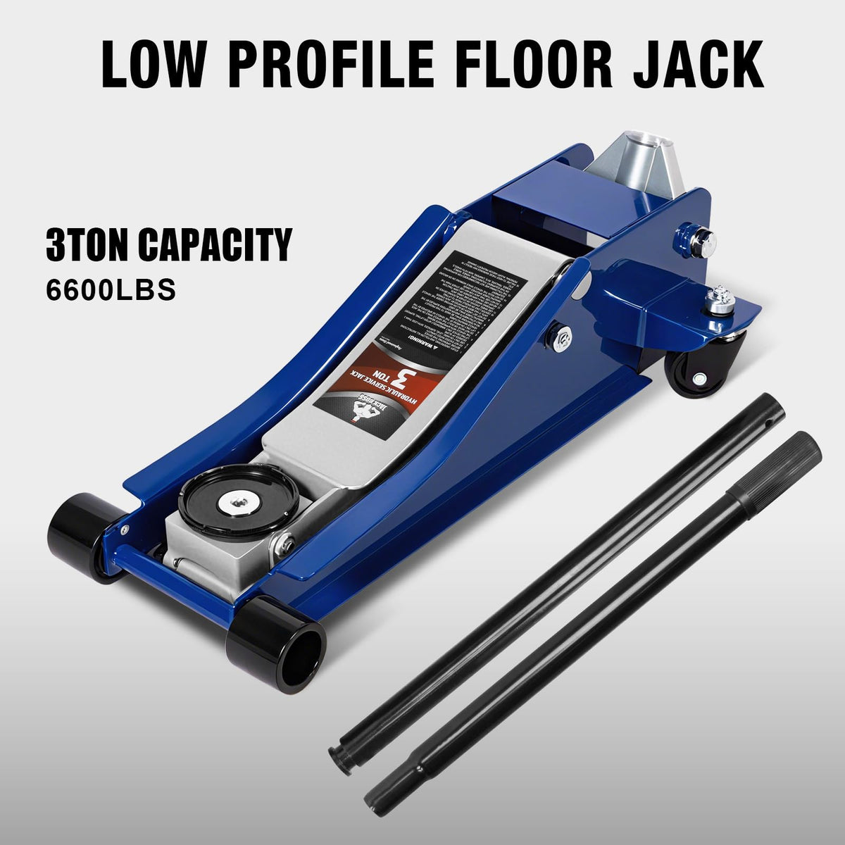 3 Ton Low Profile Hydraulic Steel Floor Jack B44146