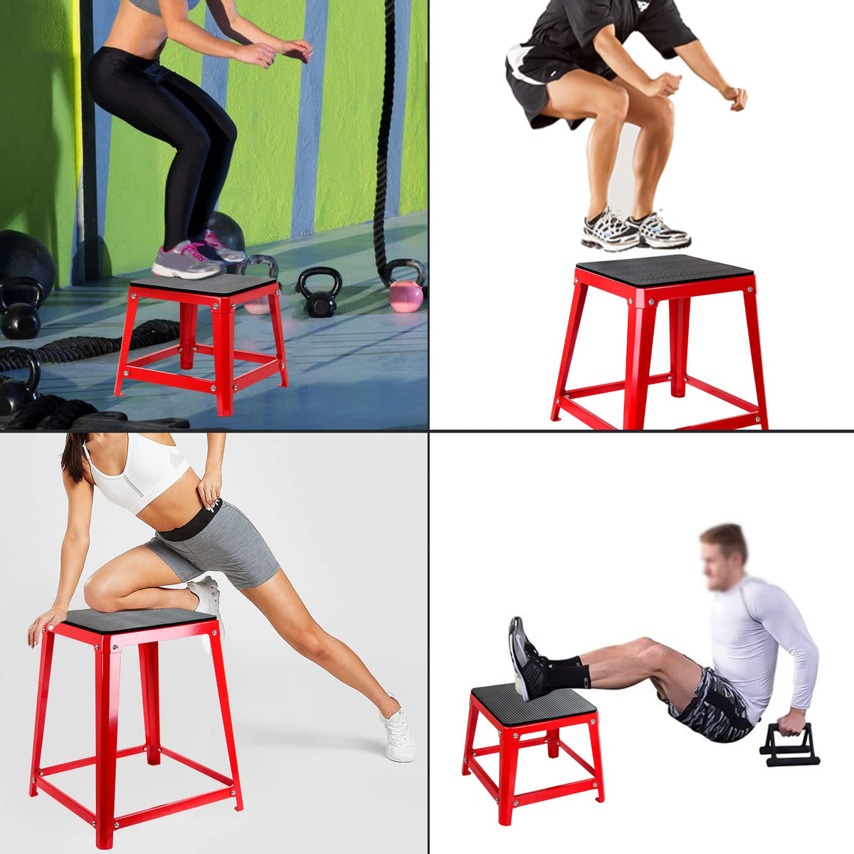 12/18/24/30 Inch Fitness Exercise Step Up Box Q211990