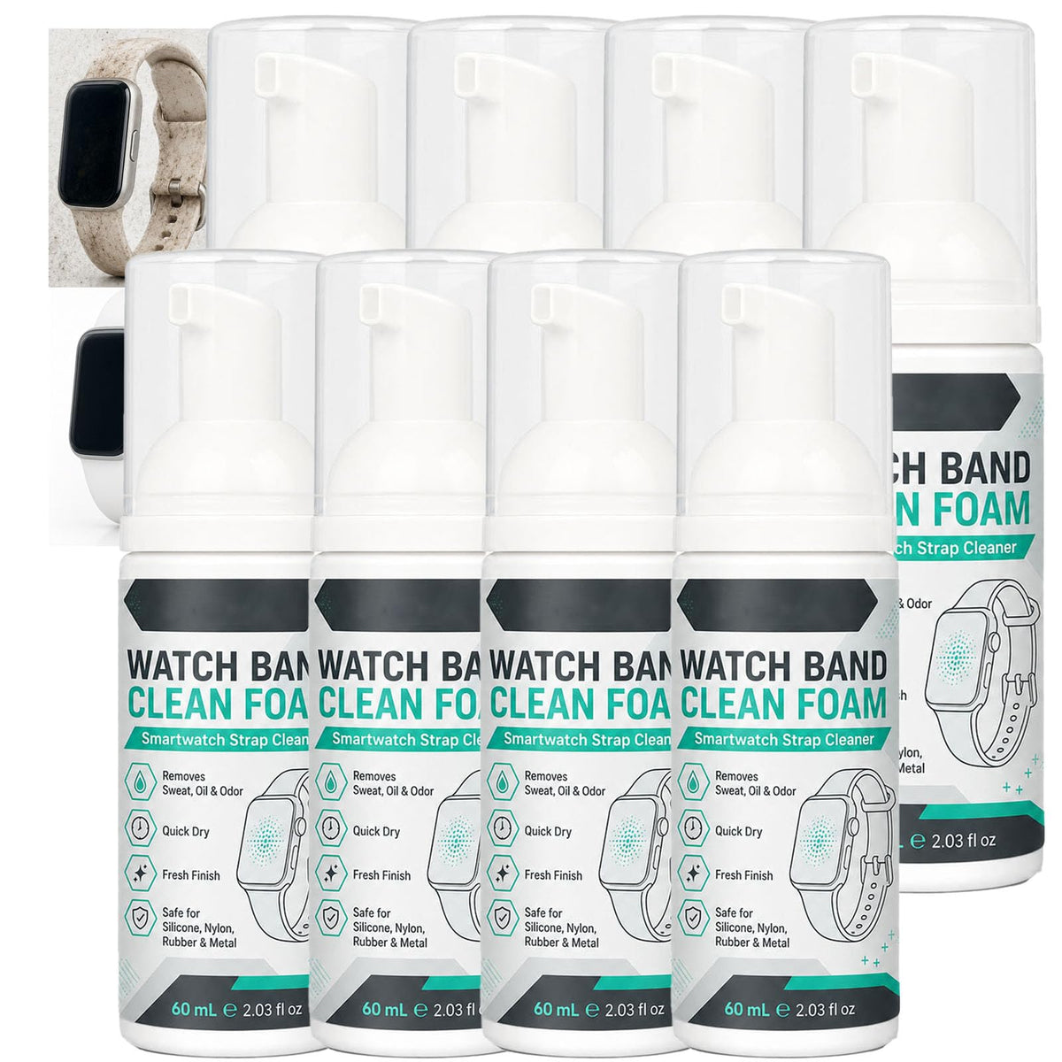 Foam Cleaner Spray for Watch Strap 60ml with Towel A625