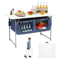 Foldable Camping Table with Storage X729