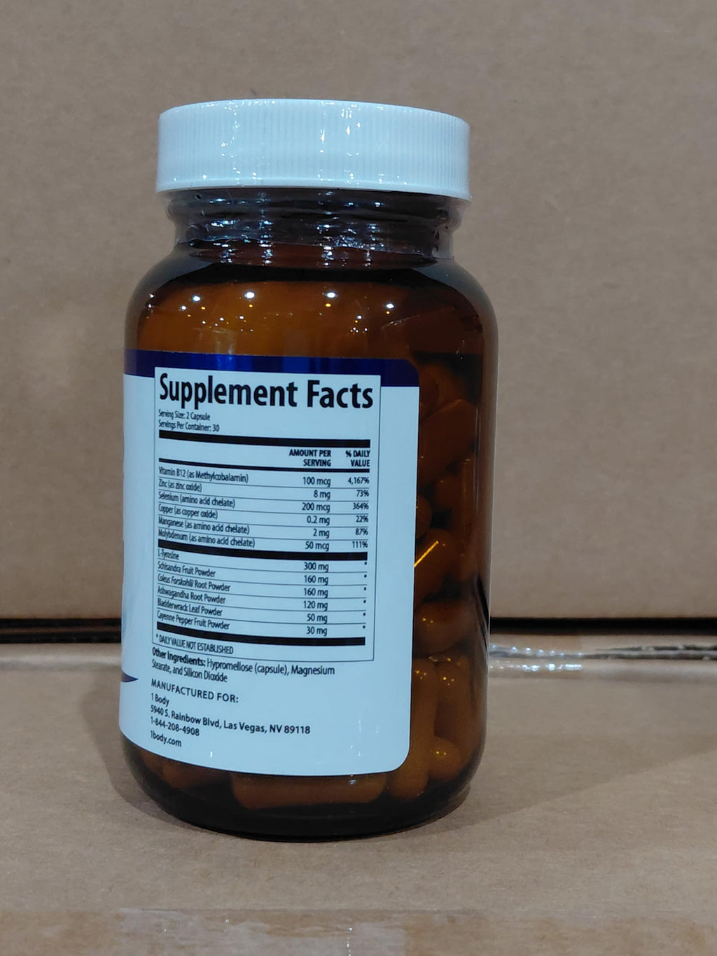60 Vegan Thyroid Support Capsules C87329