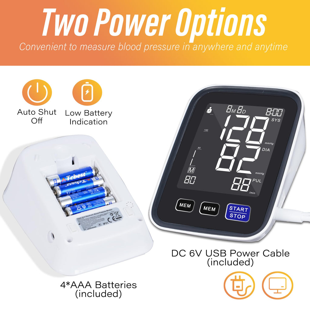 Automatic Upper Arm Blood Pressure Monitor with 8.5"-16.5" Cuff B37073