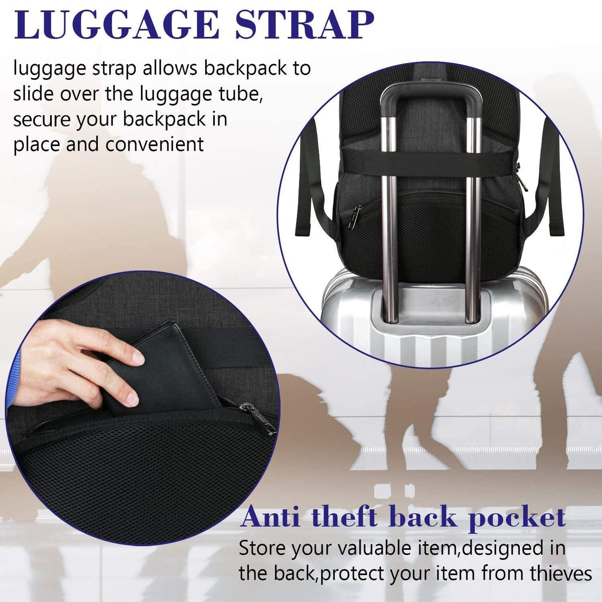15.6 Inch Laptop Backpack V3742