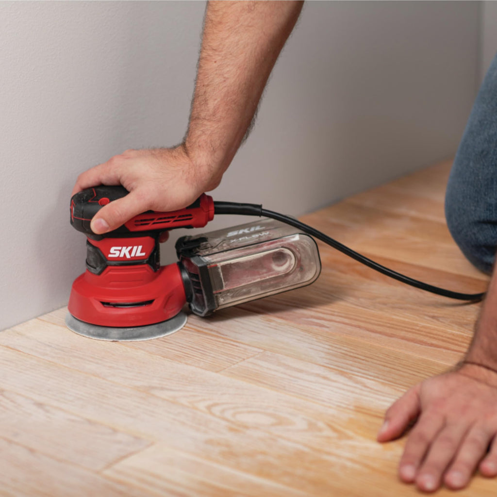 5” Random Orbital Sander with Cyclonic Dust Box & 3pc Sanding Sheet X6962