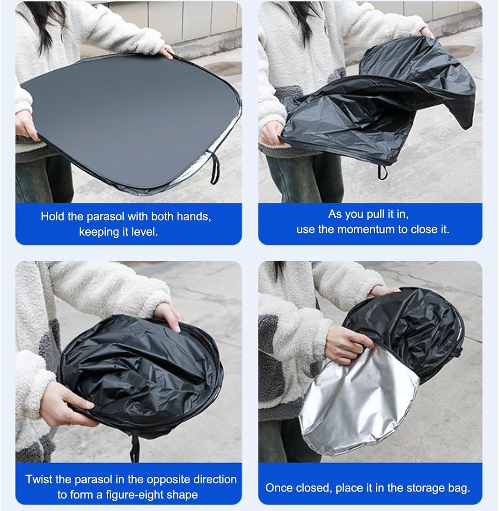 Front Window Sunshade Reflective Foldable T365