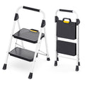 2 Step Folding Step Stool White F508