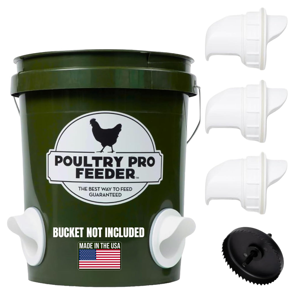 Chicken Feeder and Waterer Set with 3 Ports I748726